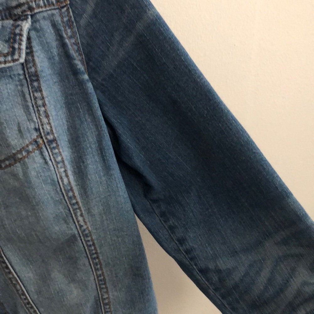 Mossimo Supply Co Blue Jean Jacket Cropped Denim - Picture 4 of 8